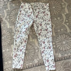 Hudson Jeans Floral Patterned Pants